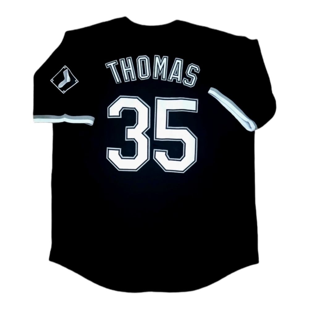 Frank Thomas Jersey Chicago Whitesox 1993 Throwback Stitched Black NEW SALE!💥🎁